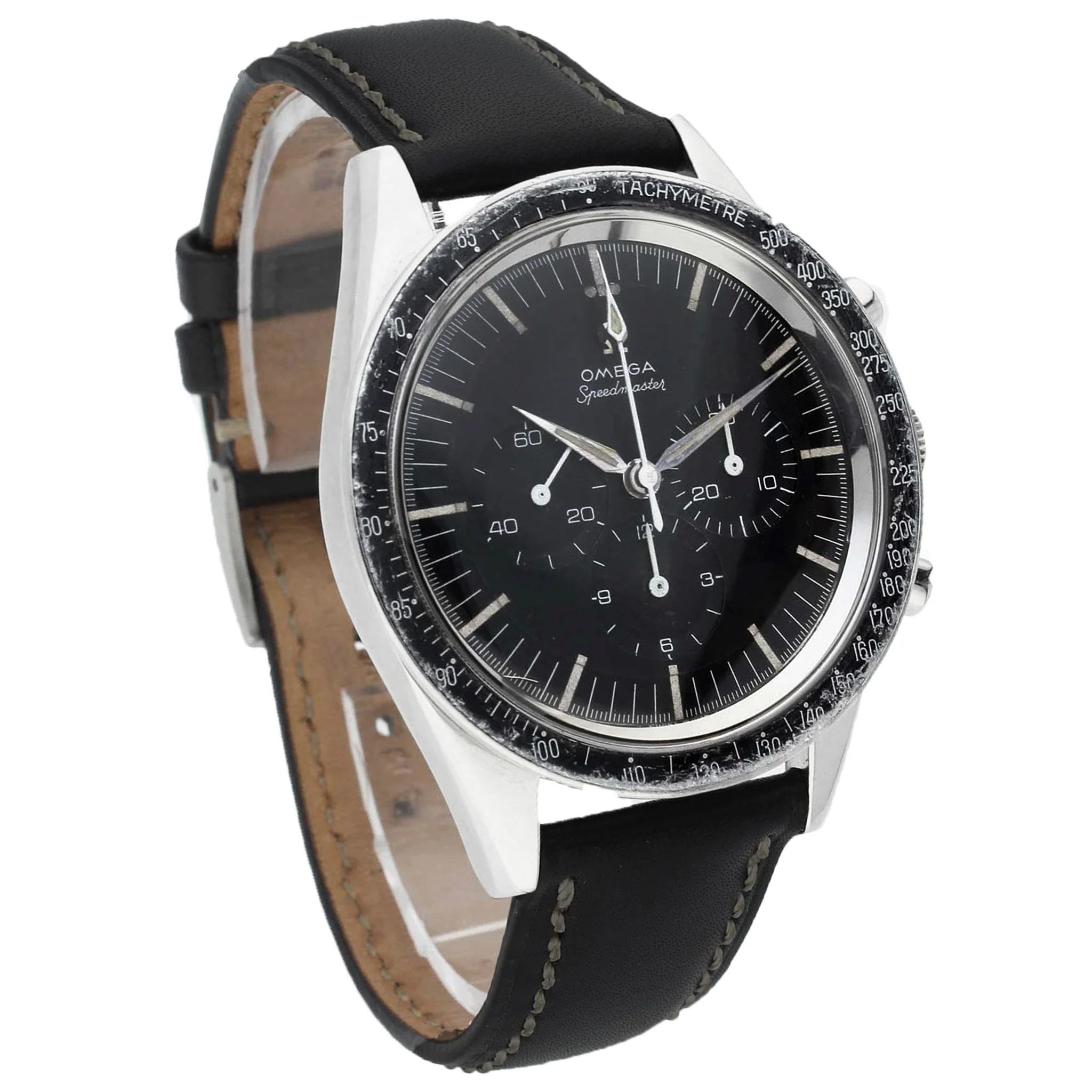 Stainless steel OMEGA ref. 2998-4 Speedmaster chronograph wristwatch. Made 1963 - Image 3