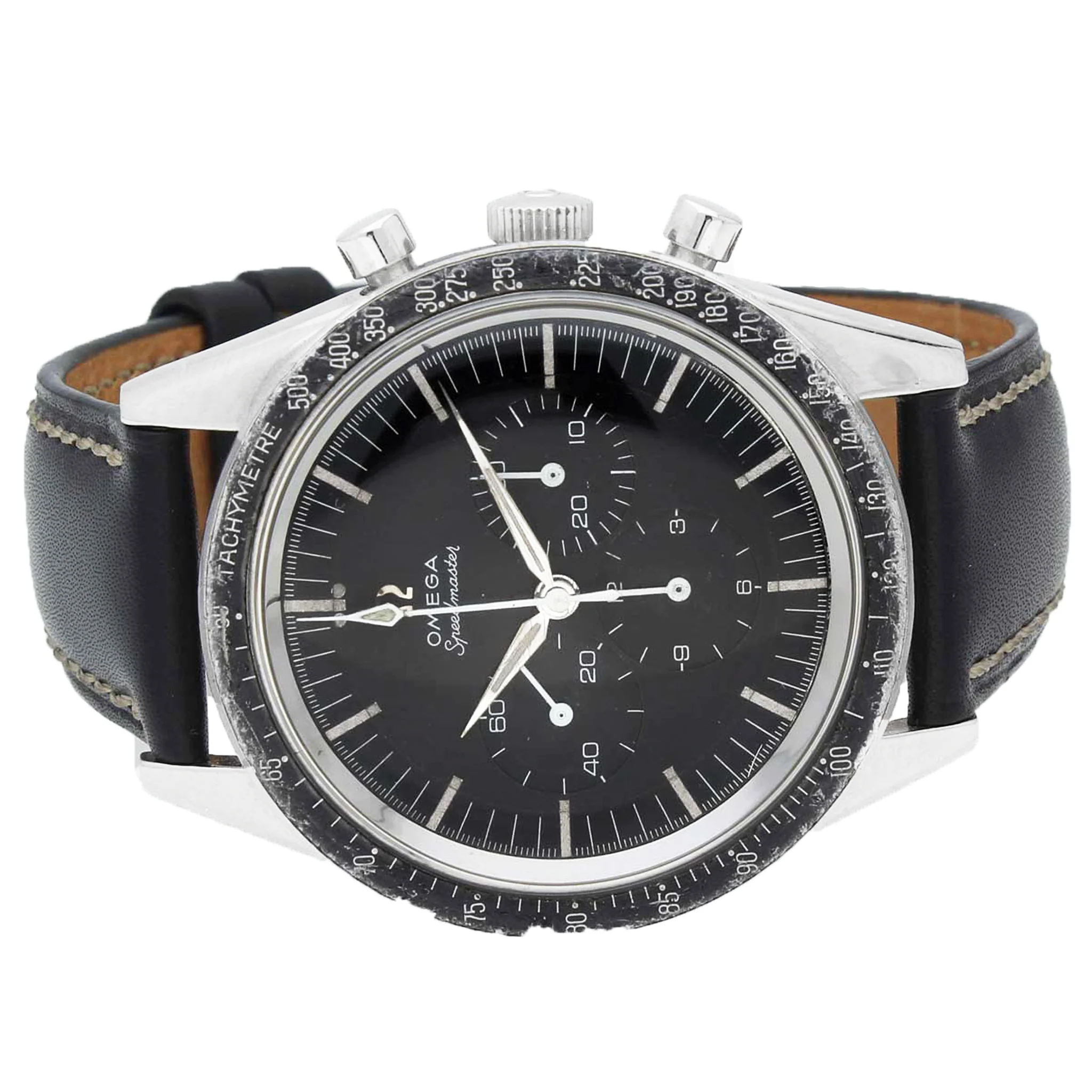 Stainless steel OMEGA ref. 2998-4 Speedmaster chronograph wristwatch. Made 1963 - Image 5