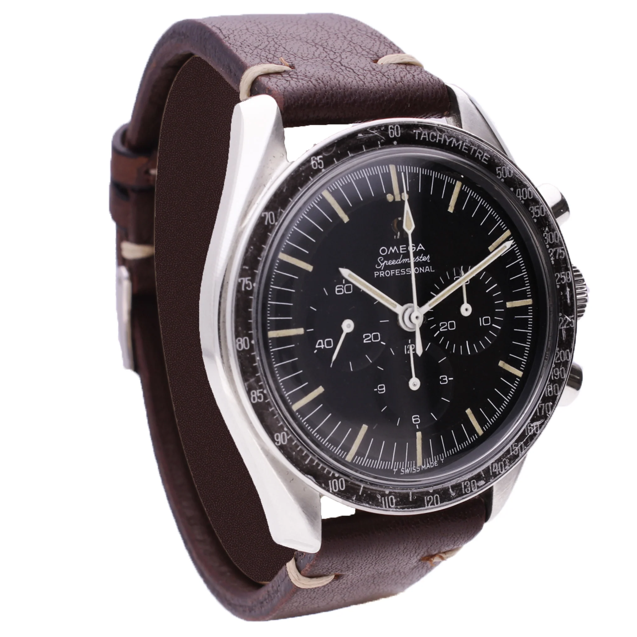 Stainless steel OMEGA ref. 105.012 Speedmaster Professional chronograph wristwatch. Made 1967 - Image 3