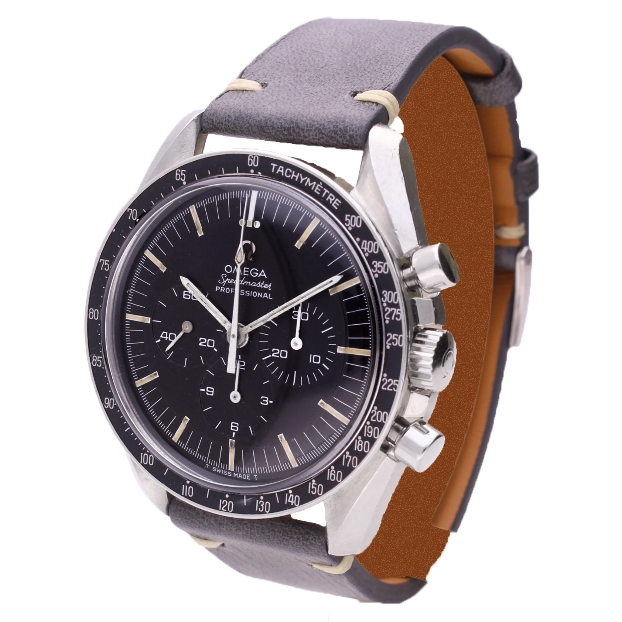 Stainless steel OMEGA ref. 145.022-68 Speedmaster 'transitional' Professional chronograph wristwatch. Made 1969 - Image 2