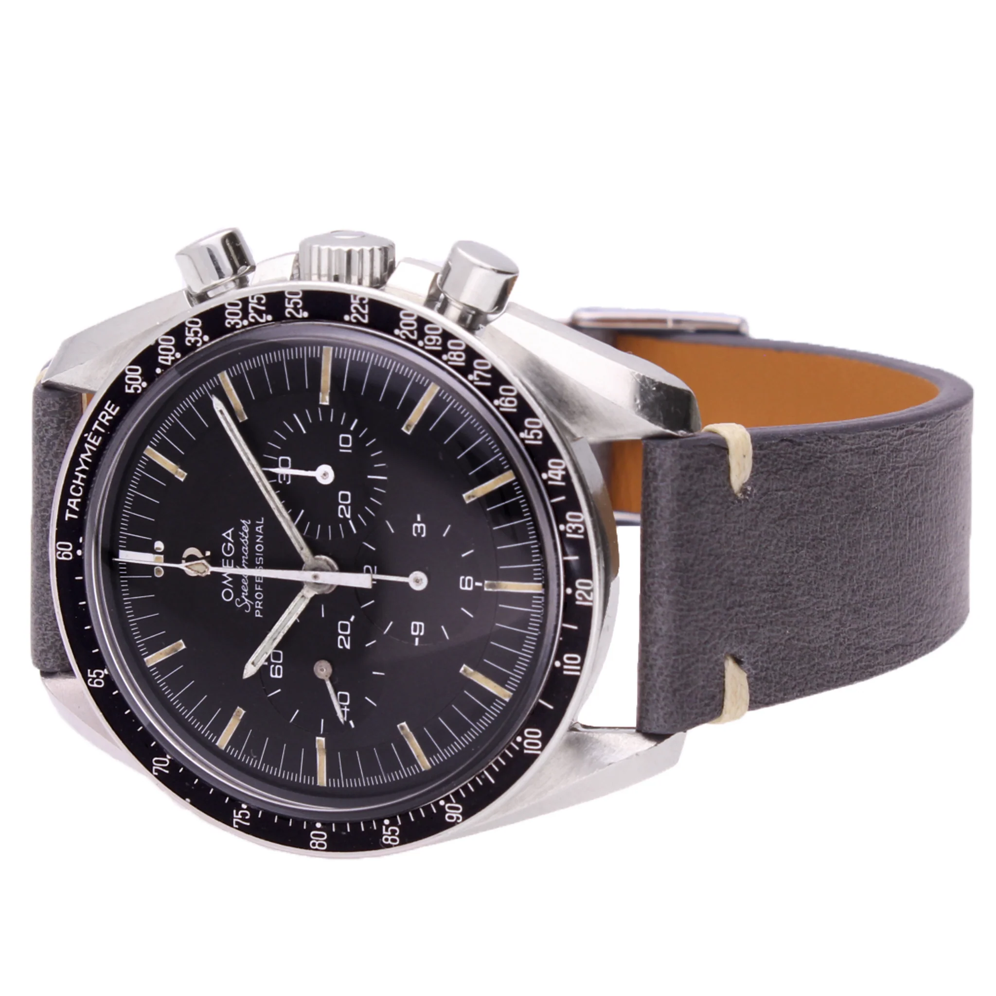 Stainless steel OMEGA ref. 145.022-68 Speedmaster 'transitional' Professional chronograph wristwatch. Made 1969 - Image 4