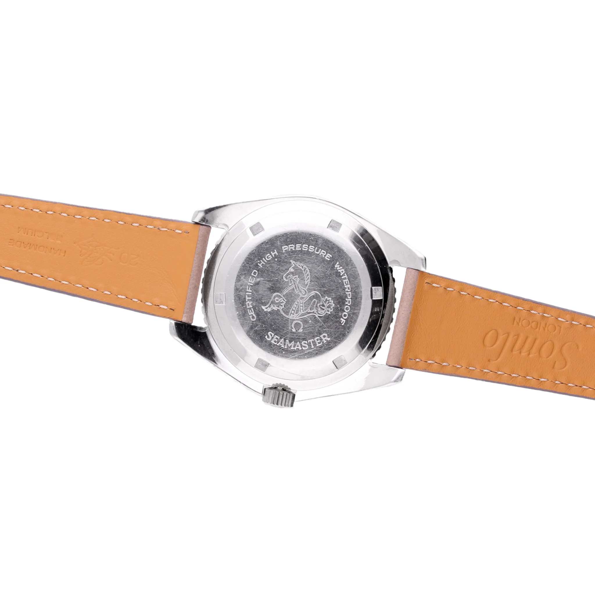 Stainless steel OMEGA US Navy Seamaster 300 automatic wristwatch (Big Triangle). Made 1967 - Image 2