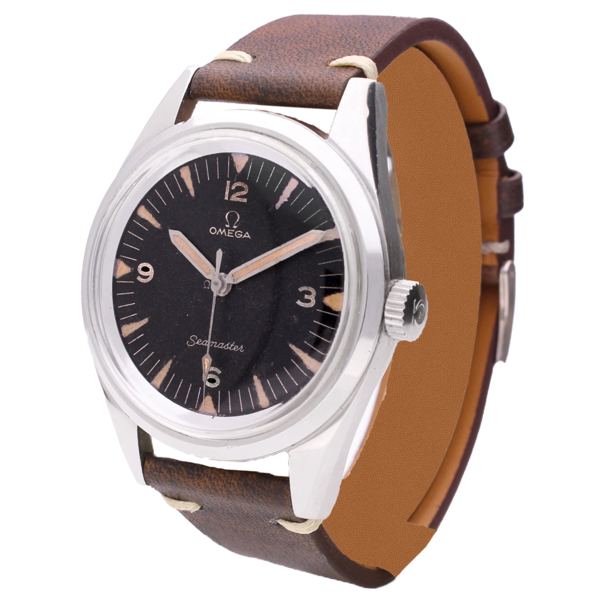 Stainless steel OMEGA ref. 135.004-63 Railmaster wristwatch made for Pakistan Air force. Made 1964 - Image 2