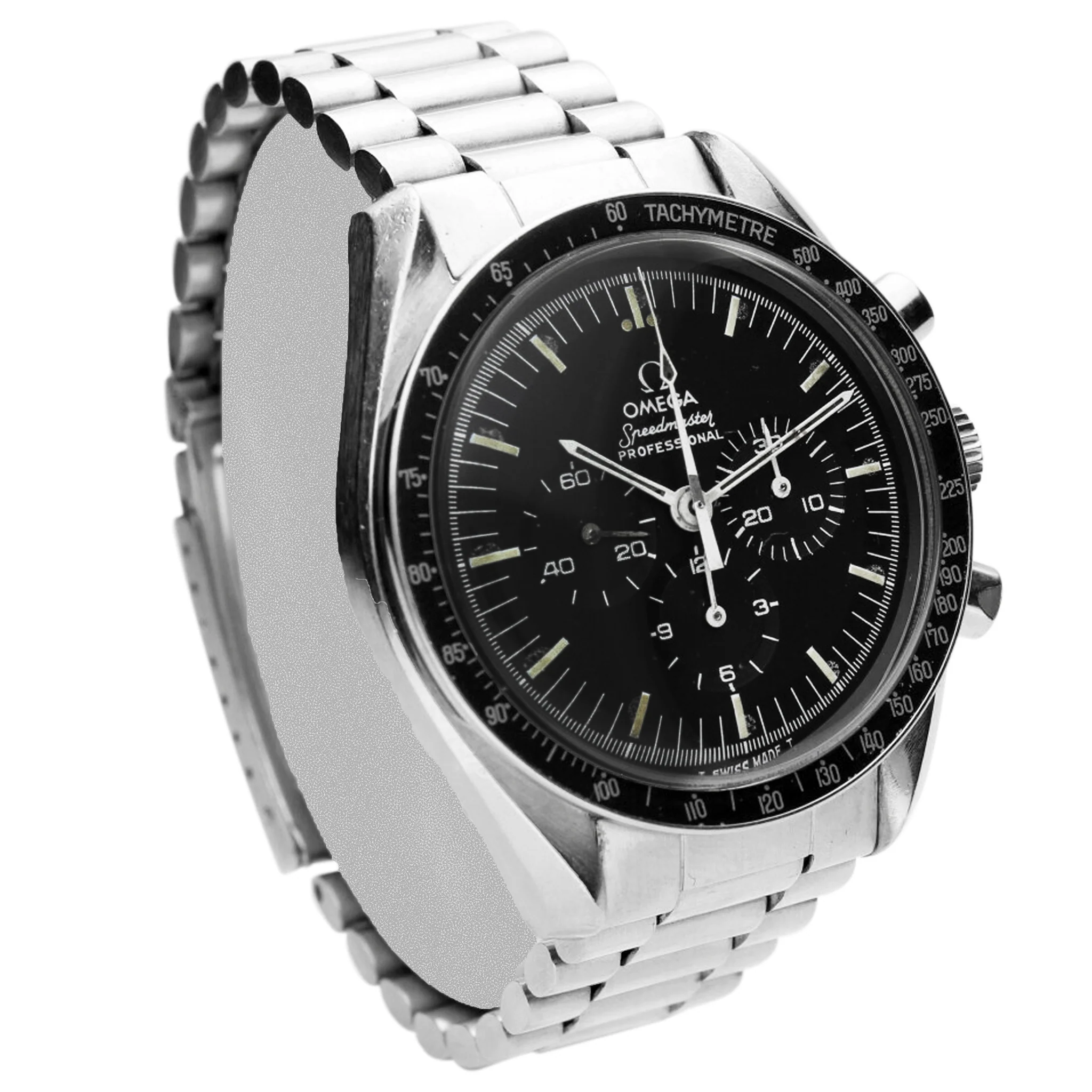 Stainless steel OMEGA ref. 145.022-76 Speedmaster professional chronograph wristwatch. Made 1977 - Image 3