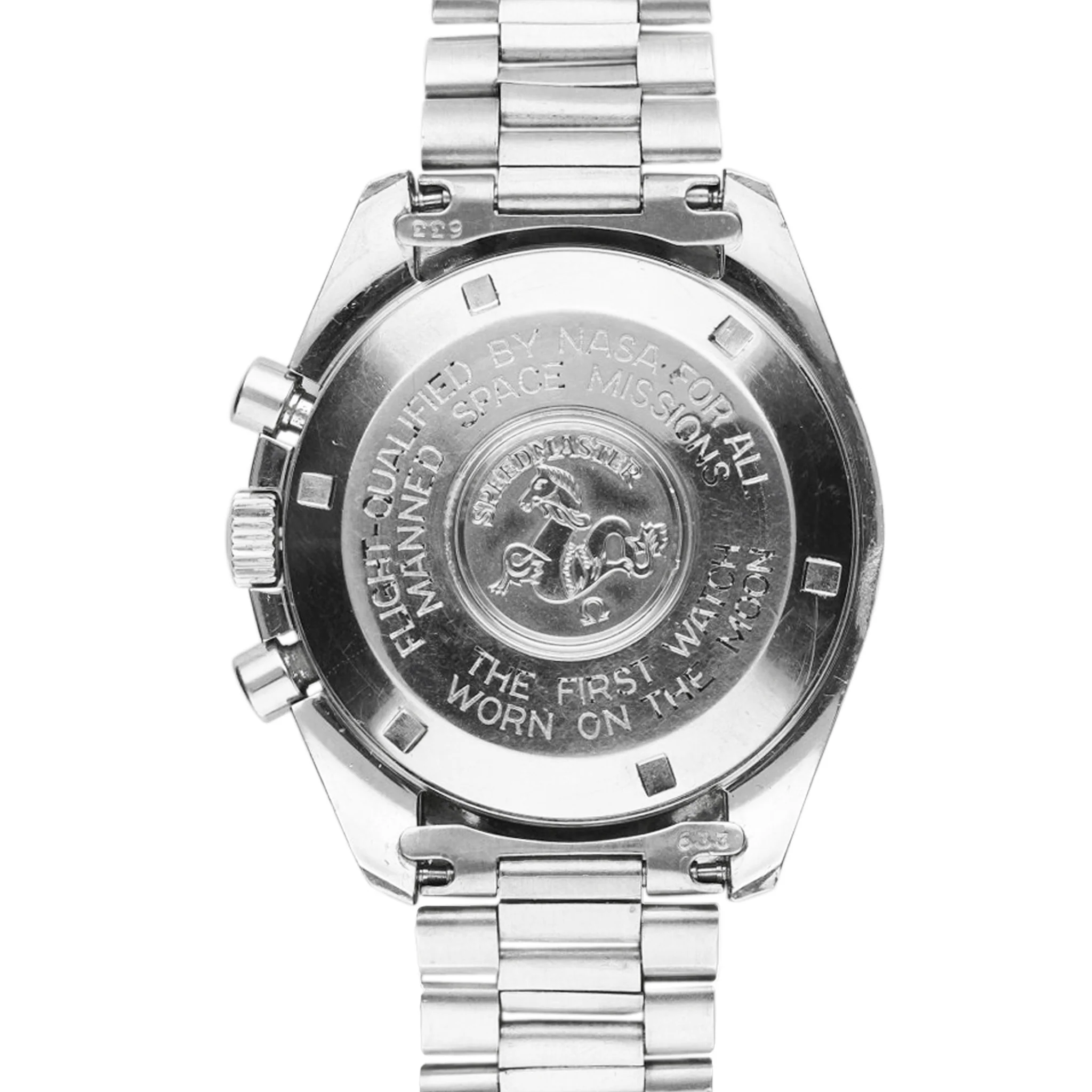 Stainless steel OMEGA ref. 145.022-76 Speedmaster professional chronograph wristwatch. Made 1977 - Image 4