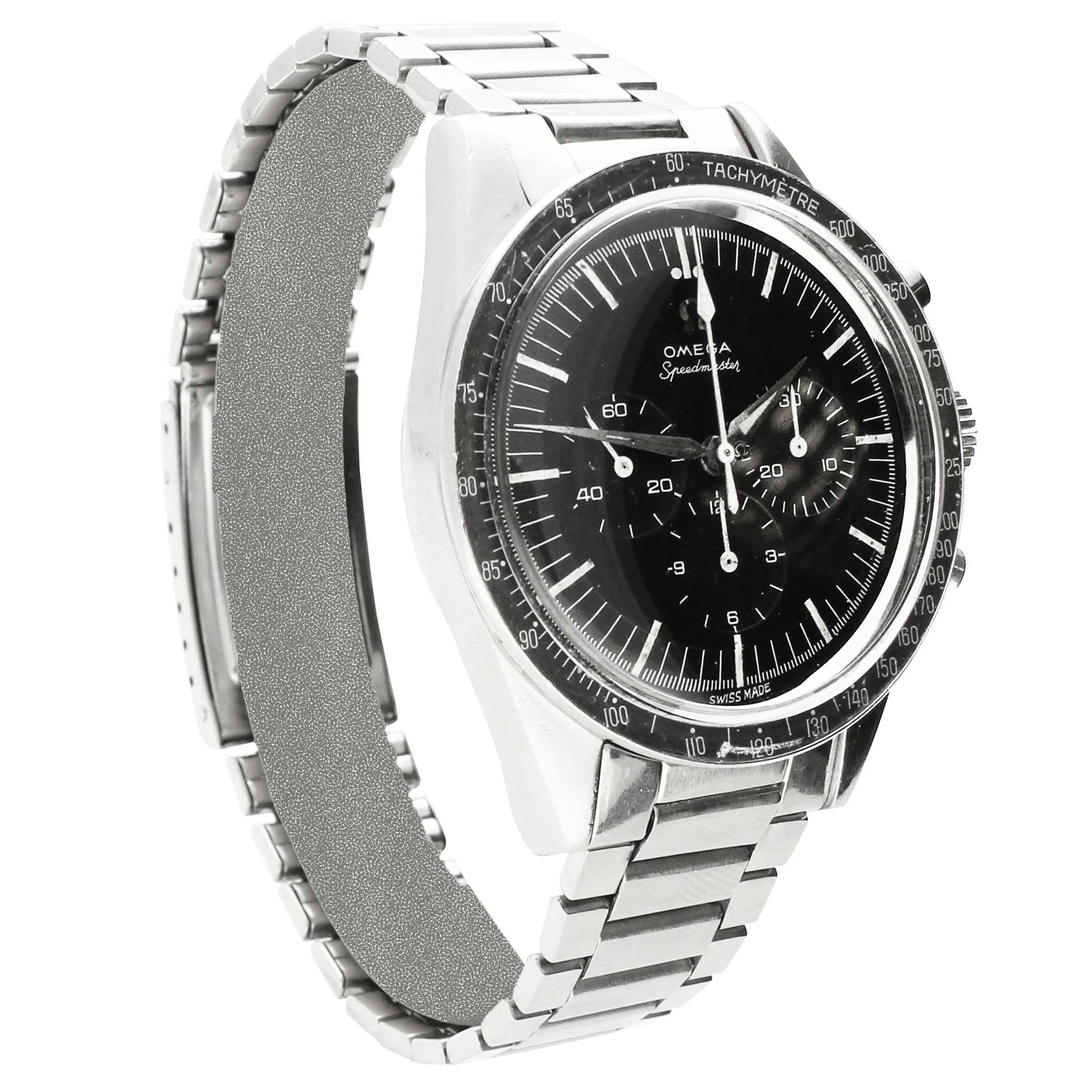 Stainless steel OMEGA ref. 105.002-62 Speedmaster chronograph wristwatch. Made 1963 - Image 3