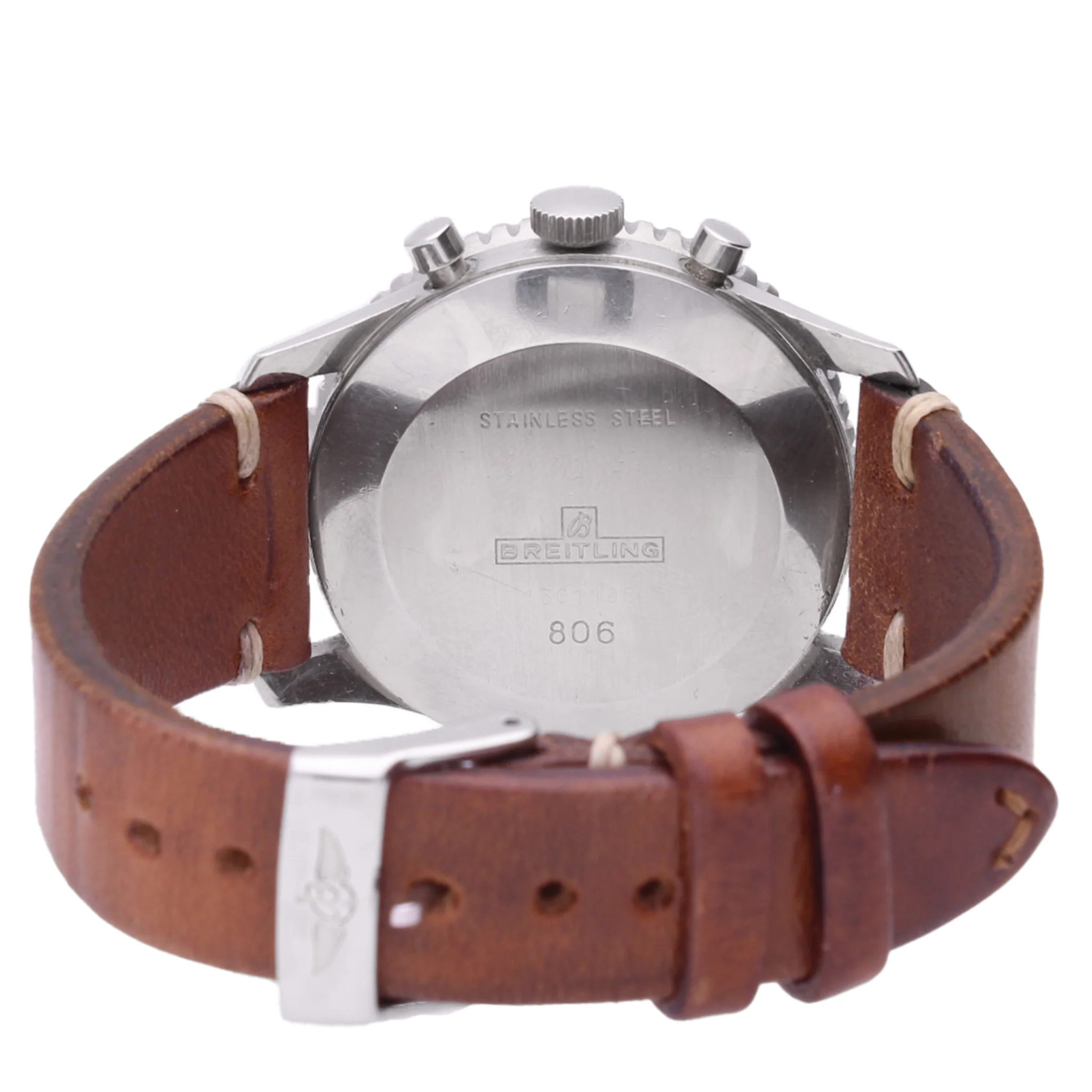 Steel Breitling 'Navitimer' chronograph wristwatch. Made 1971 - Image 4